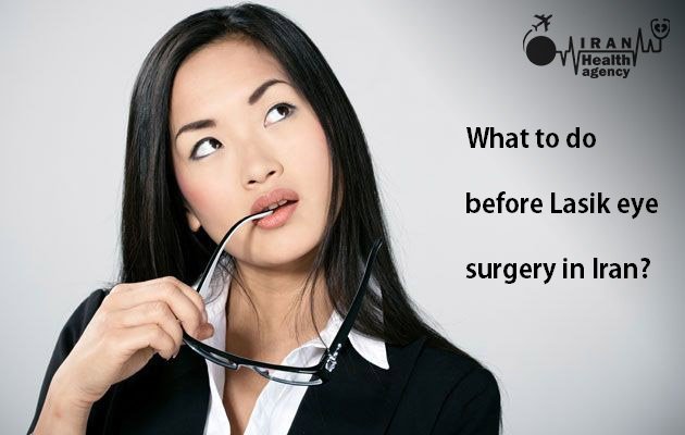 before Lasik eye