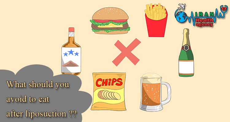 What should you avoid to eat after liposuction