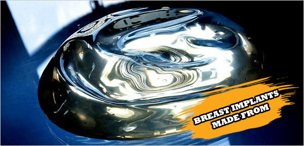 breast implants made from