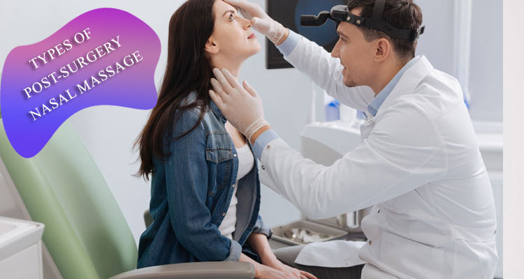 Types of post-surgery nasal massage rinoplasty in Iran