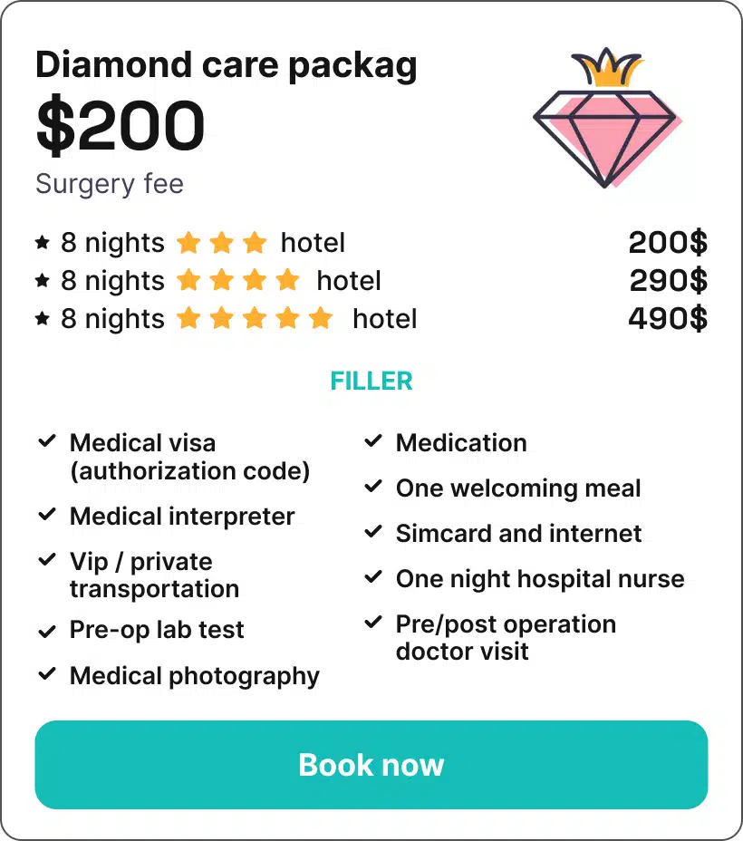 filler in iran Diamond care packag