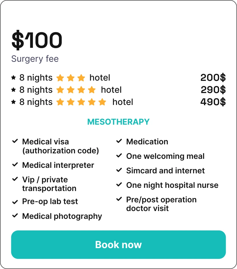 Mesotherapy package in iran