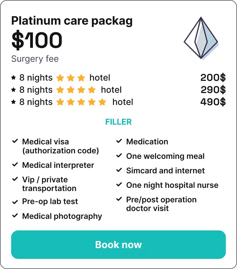 filler in iran Diamond care packag