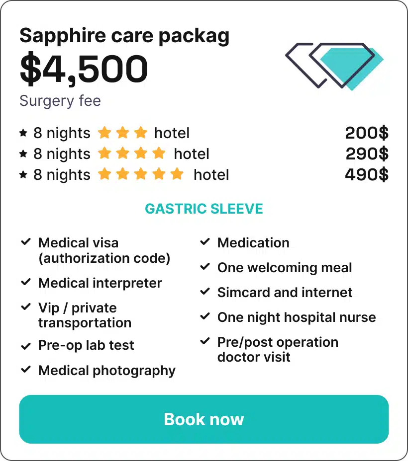 Gastric Sleeve in iran Sapphire care packag