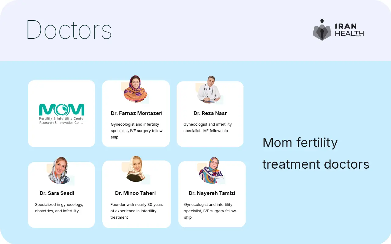 Mom fertility treatment center doctors