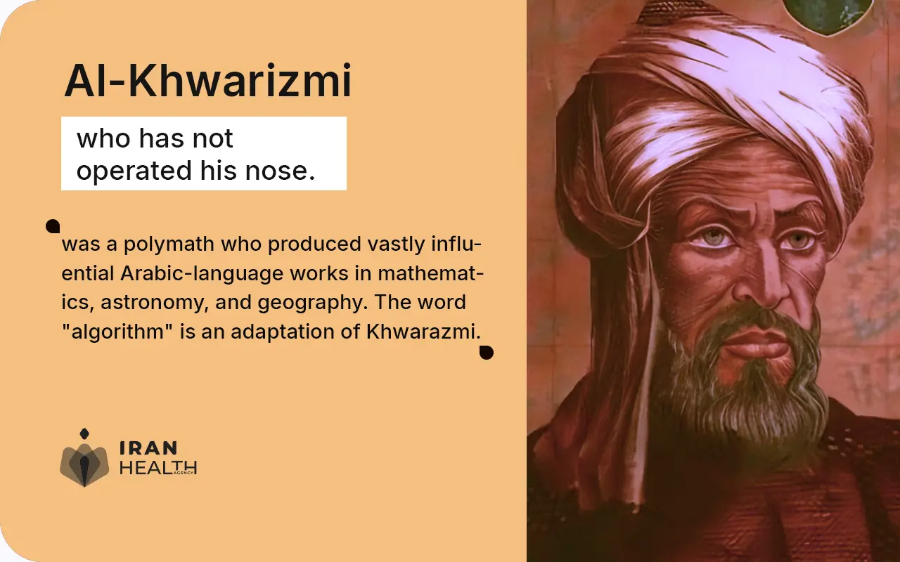 Al-Khwarizmi's Persian nose