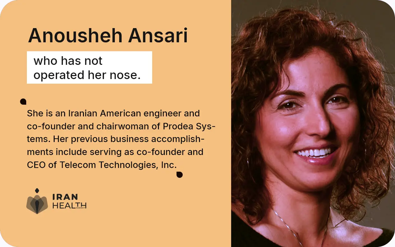 Anousheh Ansari's persian nose