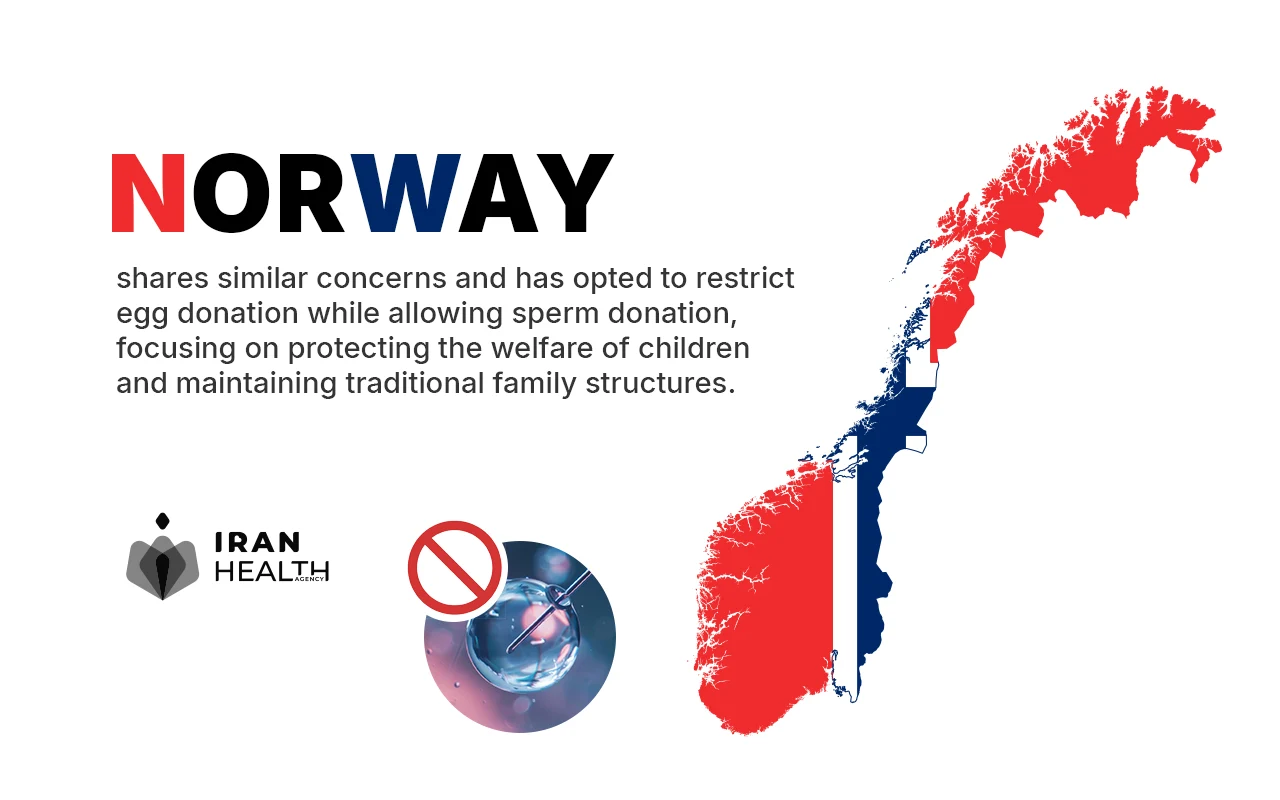 What countries have banned IVF, Norway