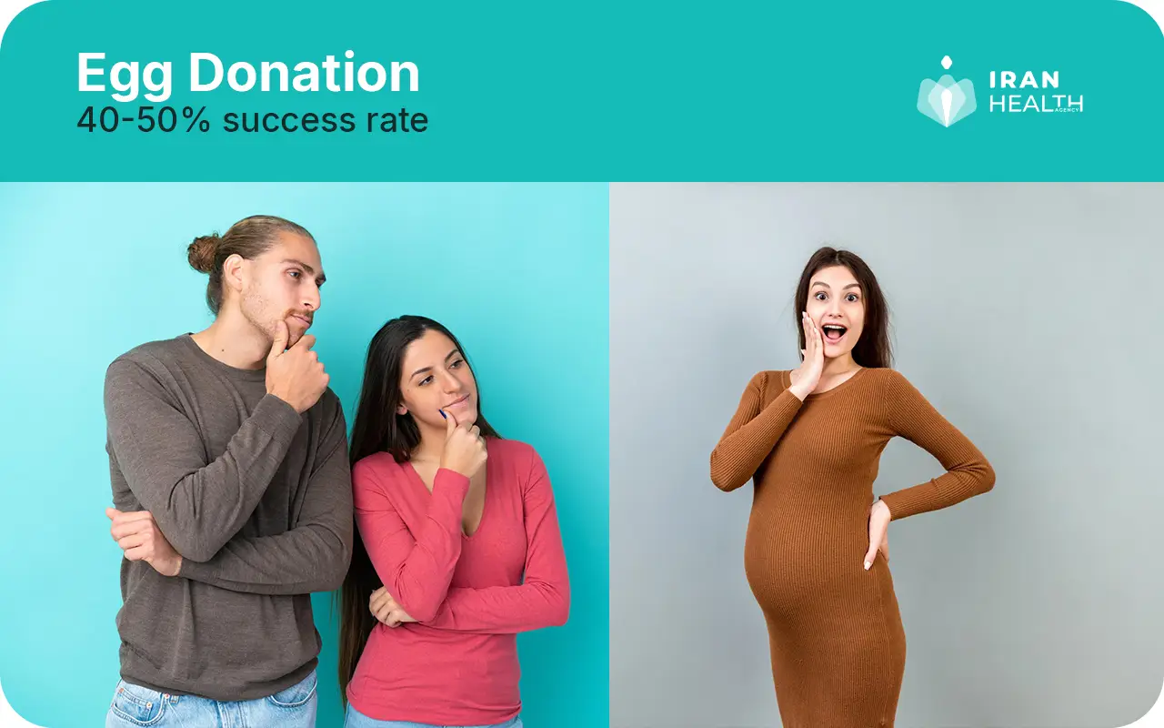 Egg Donation - 40-50% success rate