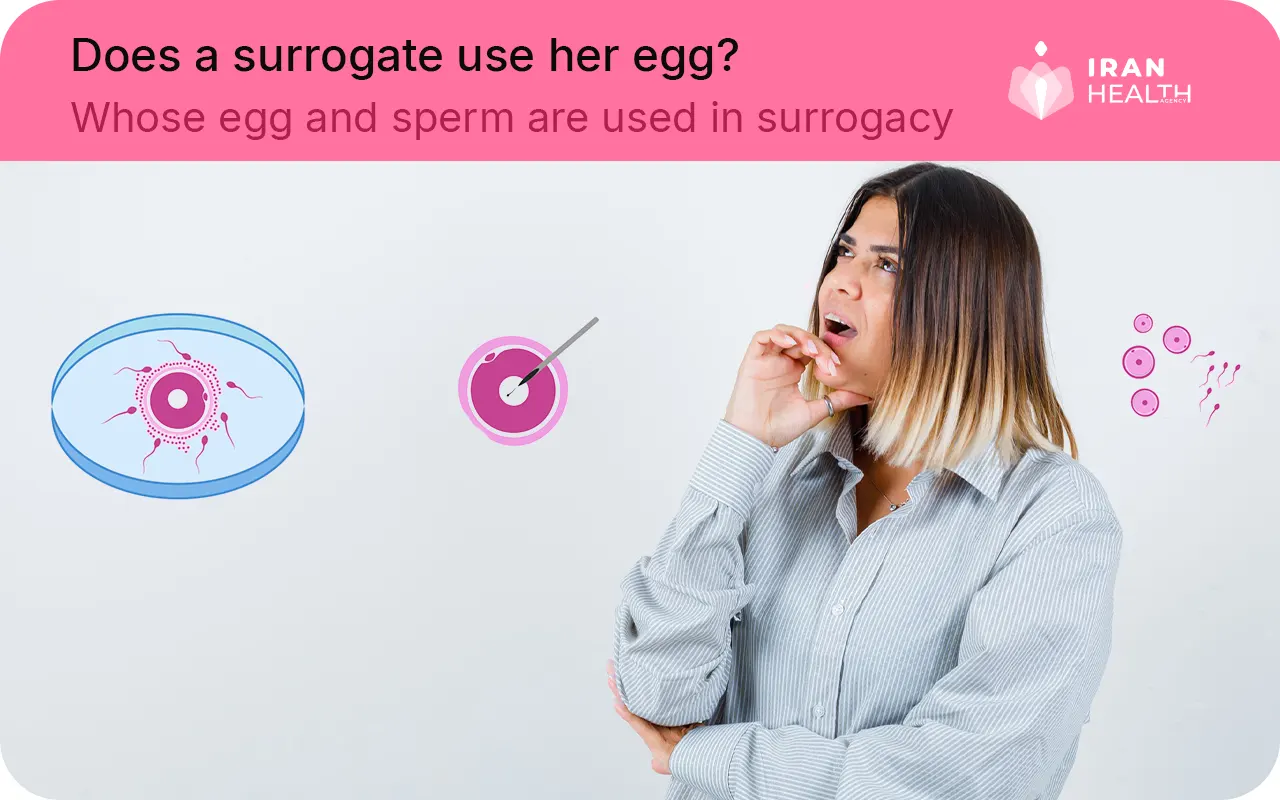 Does a surrogate use her egg