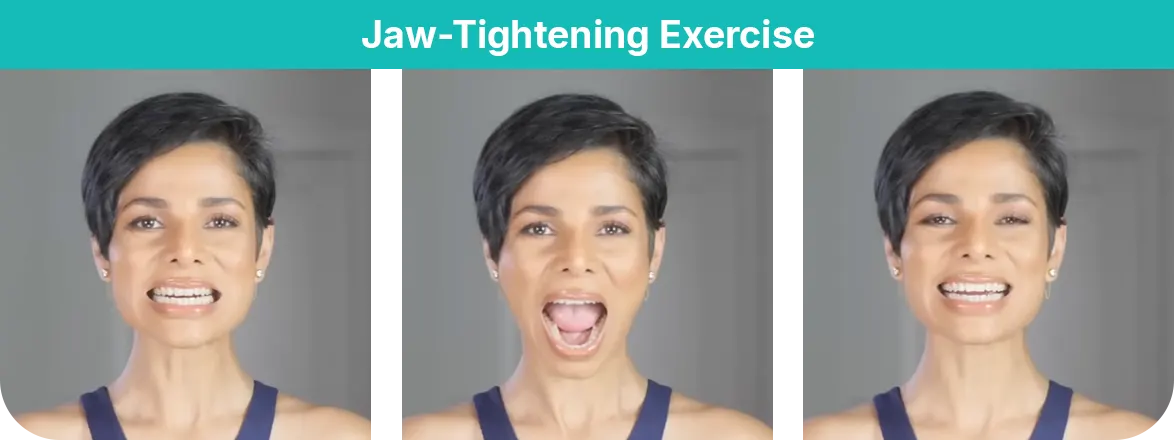 Jaw-Tightening Exercise