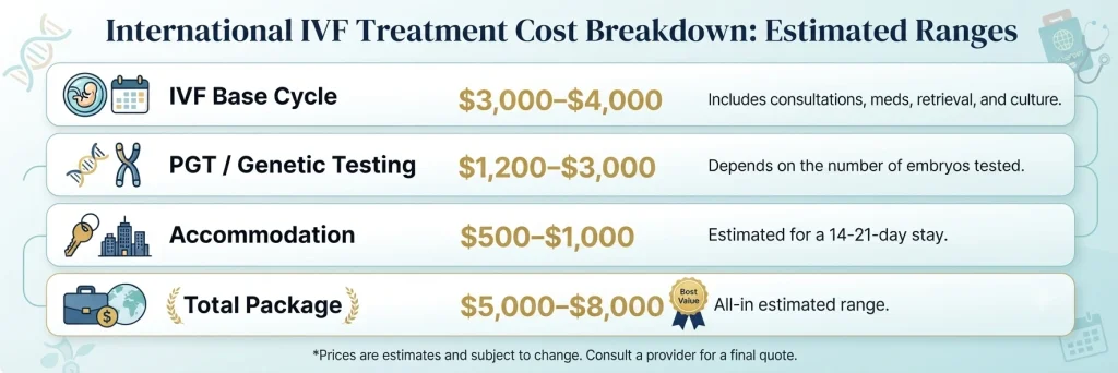 Cost Breakdown of Gender Selection in Iran 2026