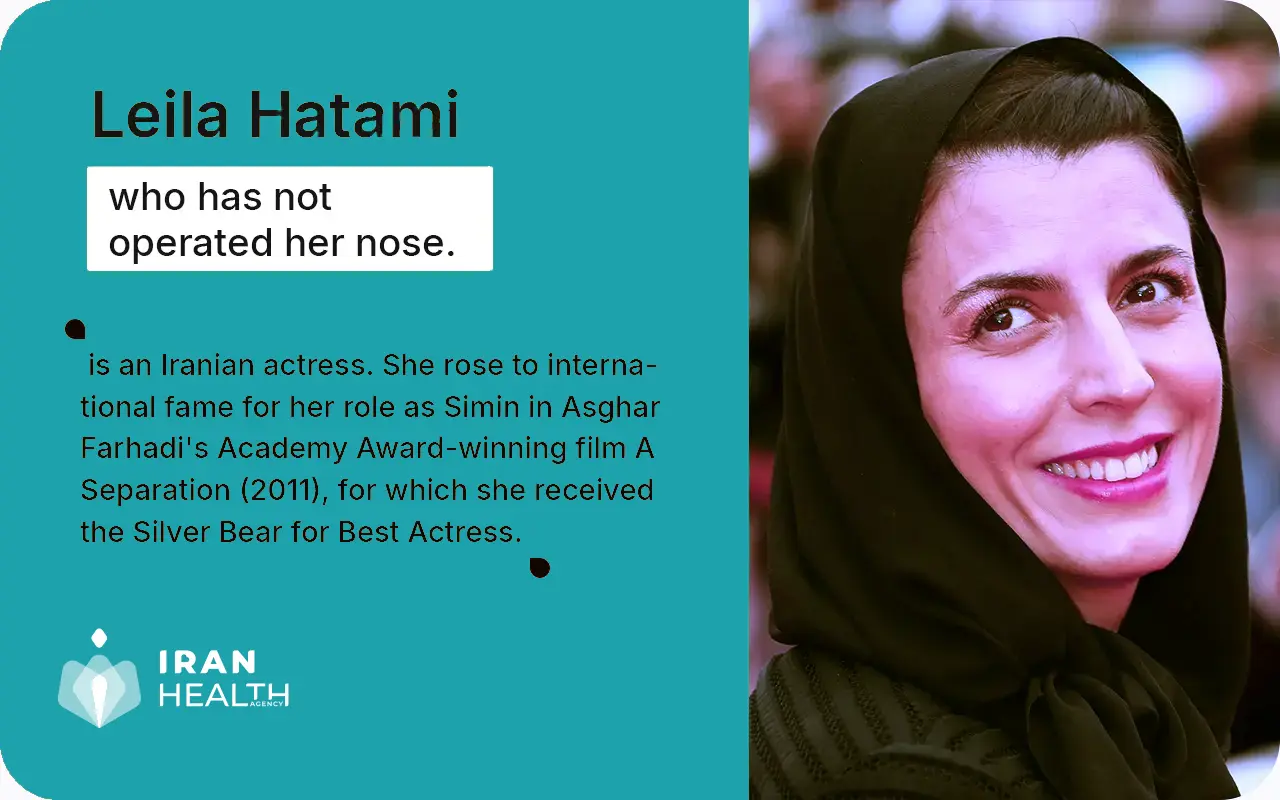 Persian nose leila hatami