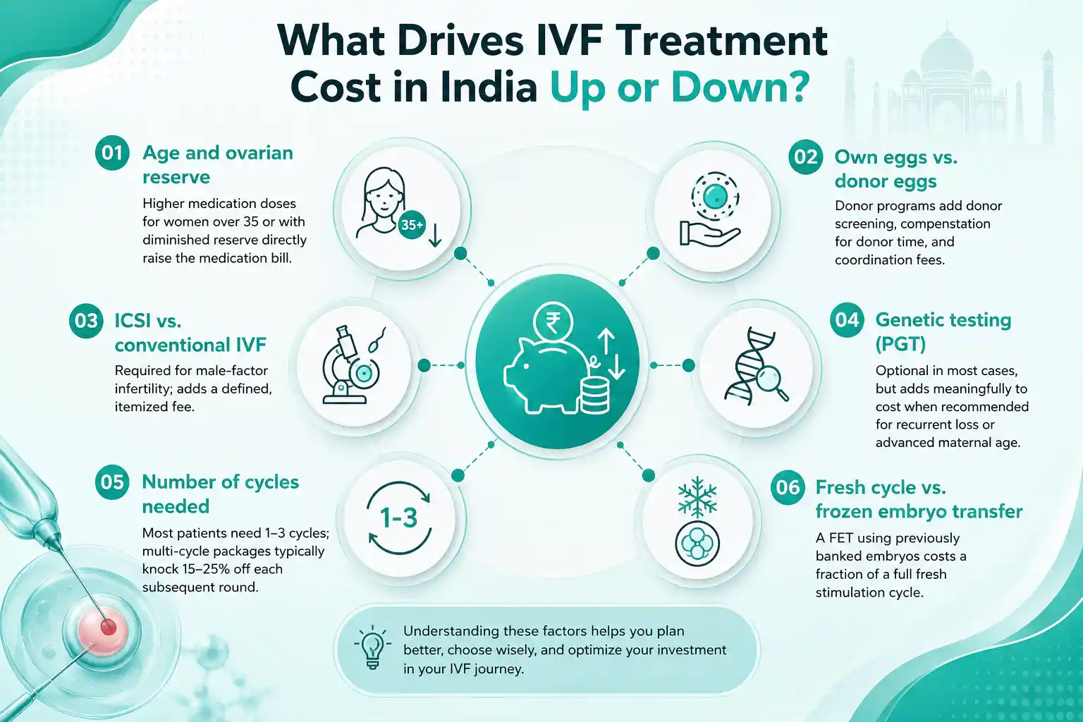 What Drives IVF Treatment Cost in India Up or Down?