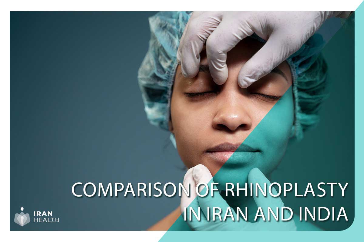 Comparison of rhinoplasty in Iran and India