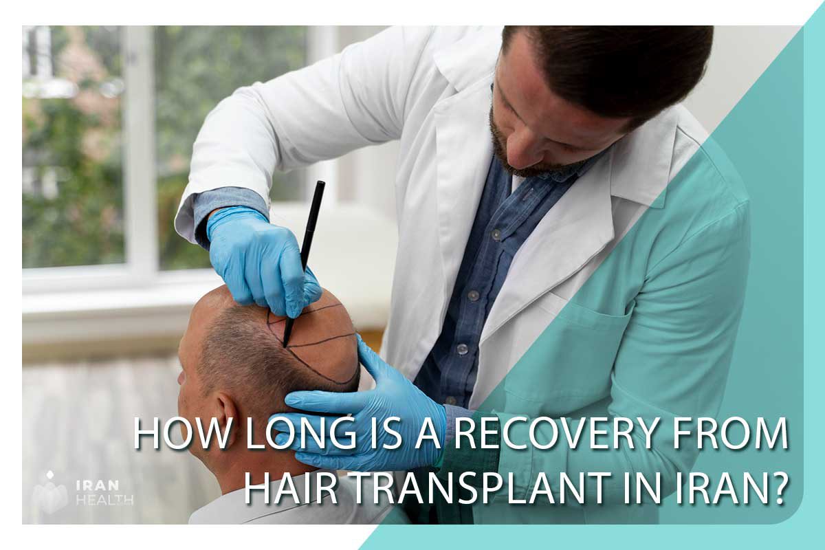 How long is a recovery from hair transplant in Iran?