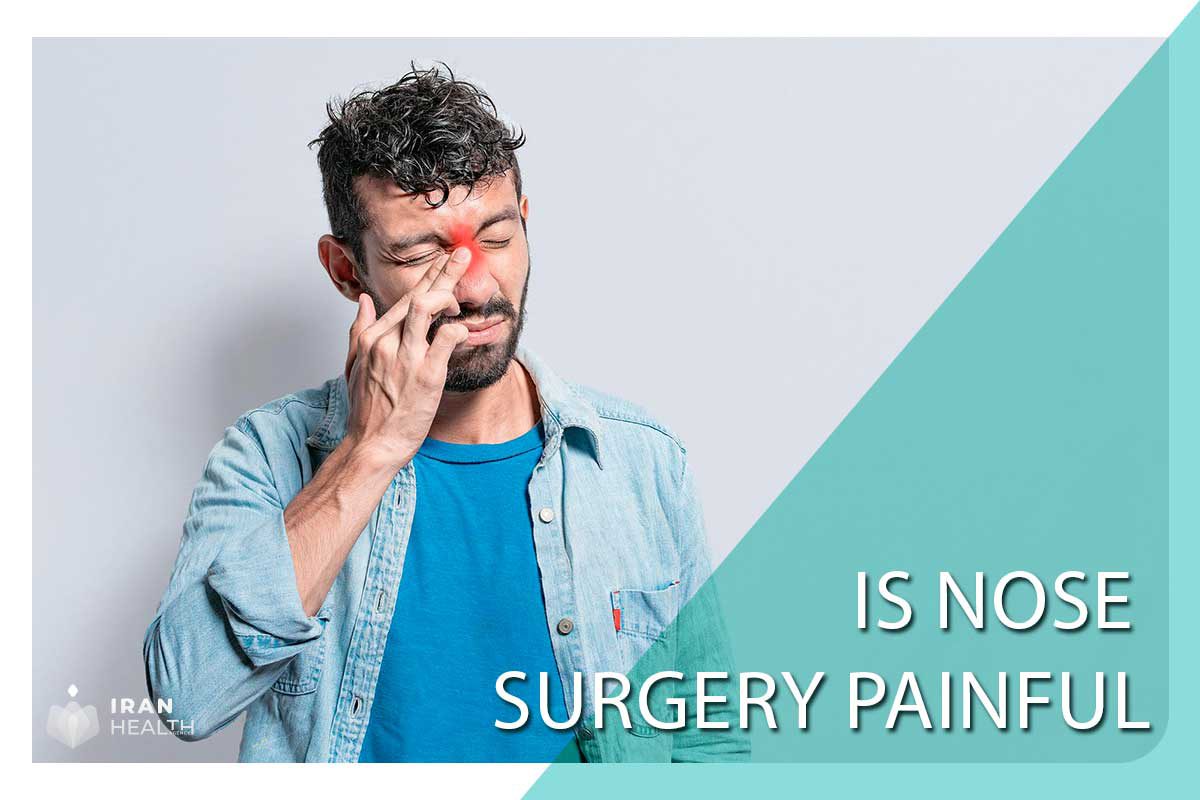 is nose surgery painful