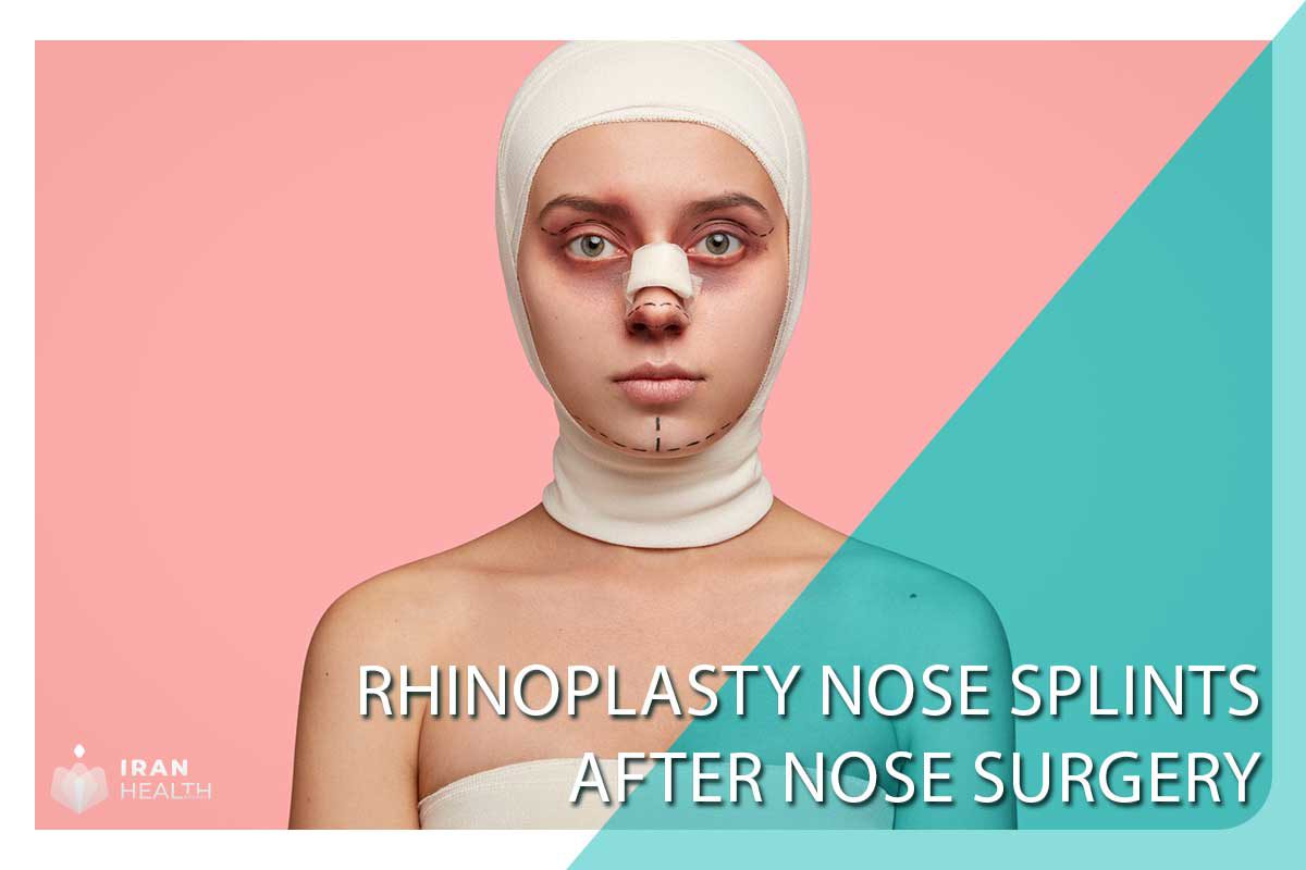 rhinoplasty nose splints after nose surgery